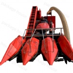 3 rows corn harvester with peeling function